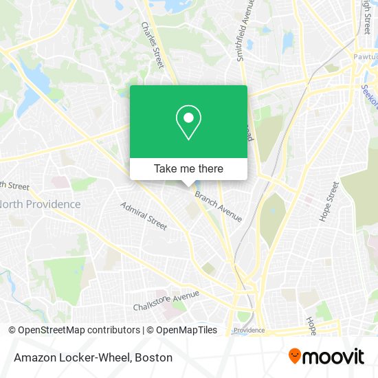 Mapa de Amazon Locker-Wheel