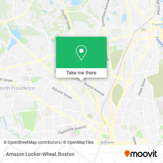 Amazon Locker-Wheel map