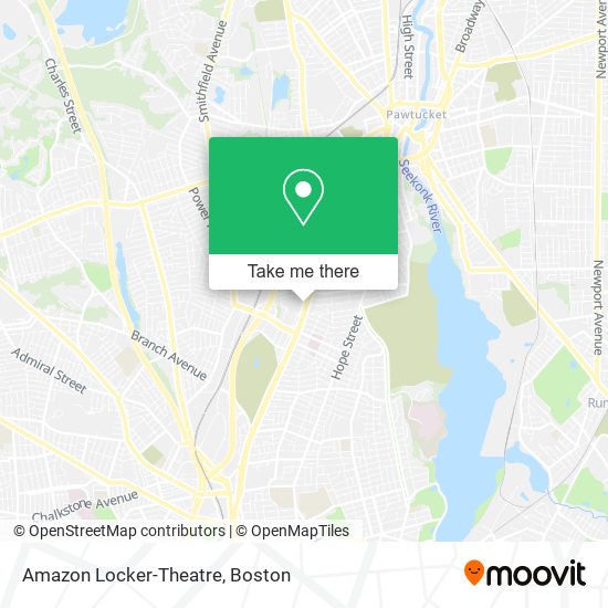Mapa de Amazon Locker-Theatre