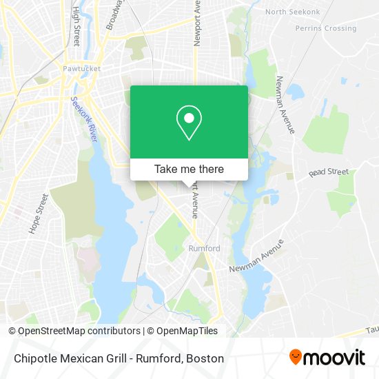 Mapa de Chipotle Mexican Grill - Rumford