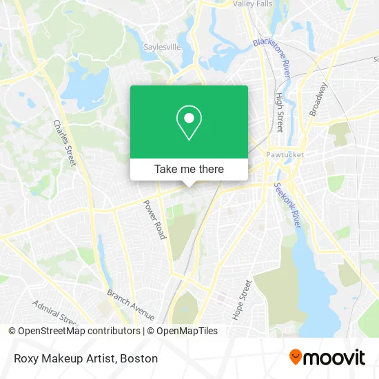 Roxy Makeup Artist map