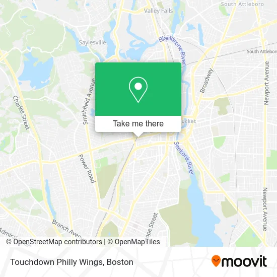 Touchdown Philly Wings map