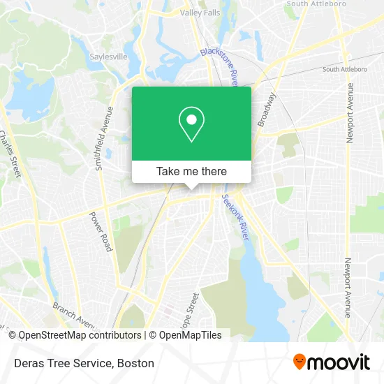 Deras Tree Service map