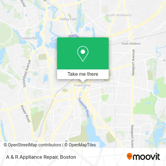 A & R Appliance Repair map