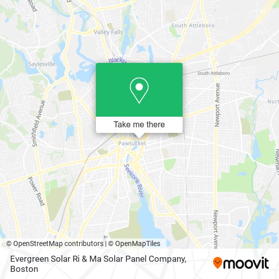 Evergreen Solar Ri & Ma Solar Panel Company map