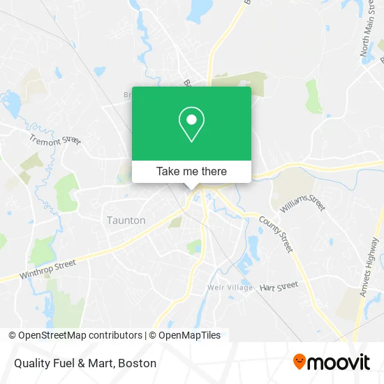 Quality Fuel & Mart map