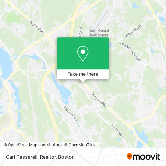 Carl Passarelli Realtor map