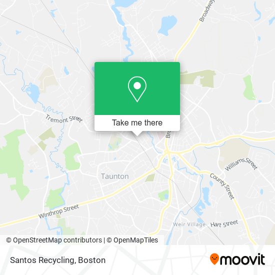 Santos Recycling map