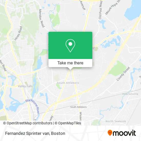 Fernandez Sprinter van map