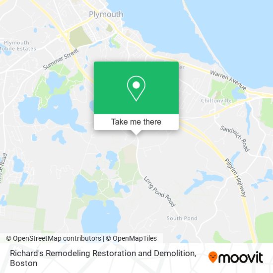 Richard's Remodeling Restoration and Demolition map