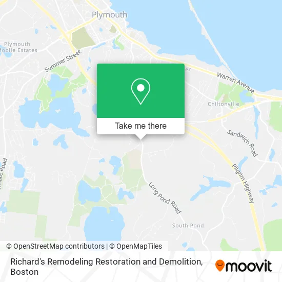 Richard's Remodeling Restoration and Demolition map