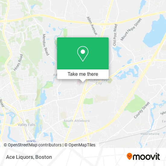 Ace Liquors map