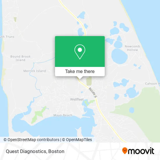 Quest Diagnostics map