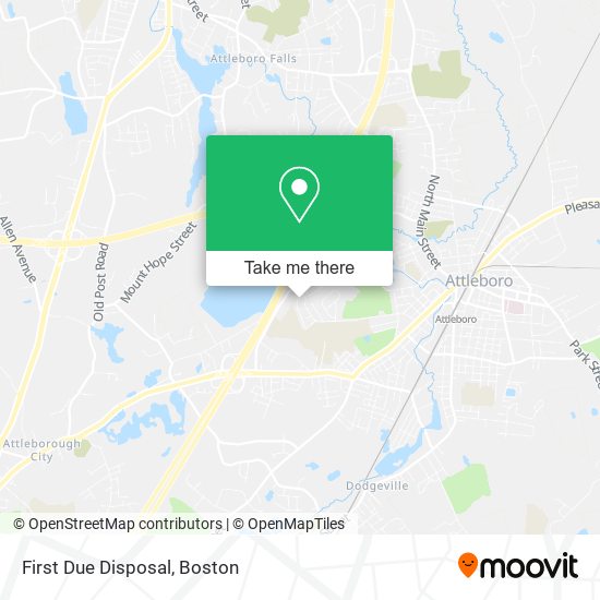 First Due Disposal map