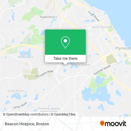 Beacon Hospice map