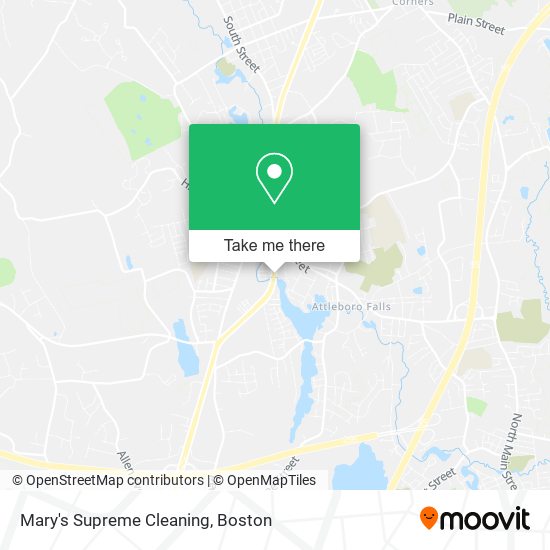 Mary's Supreme Cleaning map