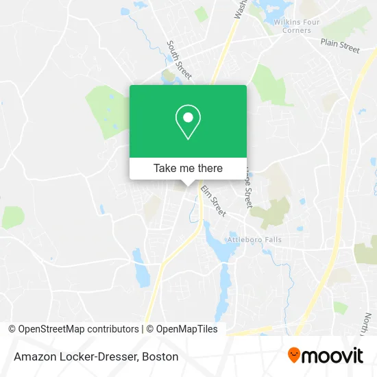 Amazon Locker-Dresser map