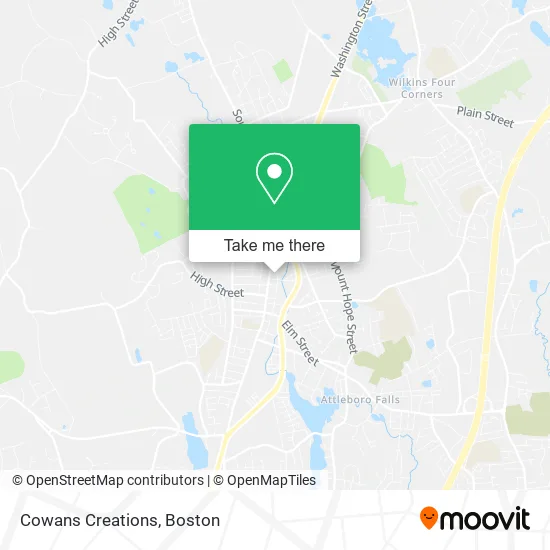 Cowans Creations map