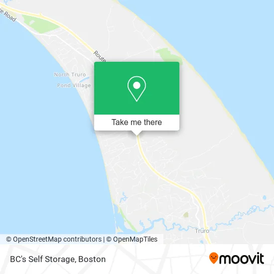 BC's Self Storage map