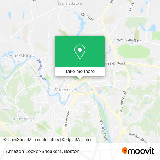 Amazon Locker-Sneakers map
