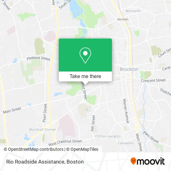 Rio Roadside Assistance map