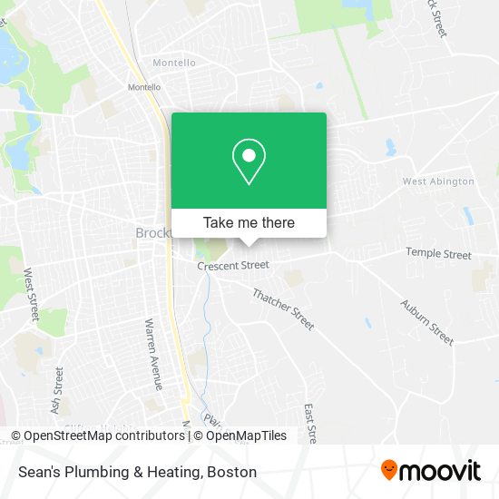 Mapa de Sean's Plumbing & Heating