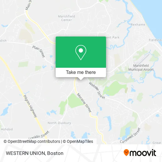 WESTERN UNION map