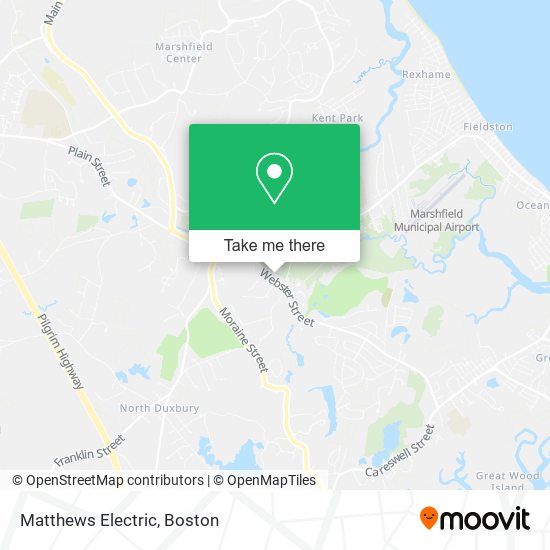 Matthews Electric map