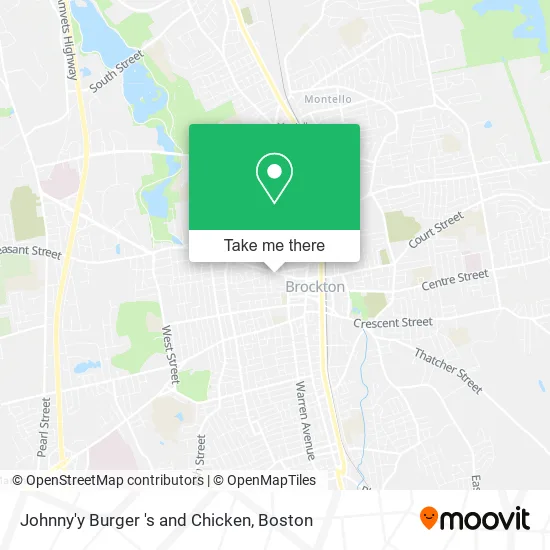 Johnny'y Burger 's and Chicken map