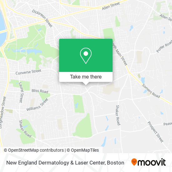 Mapa de New England Dermatology & Laser Center