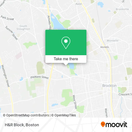 H&R Block map