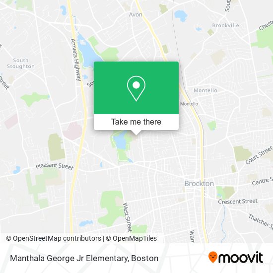 Mapa de Manthala George Jr Elementary