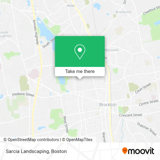 Sarcia Landscaping map