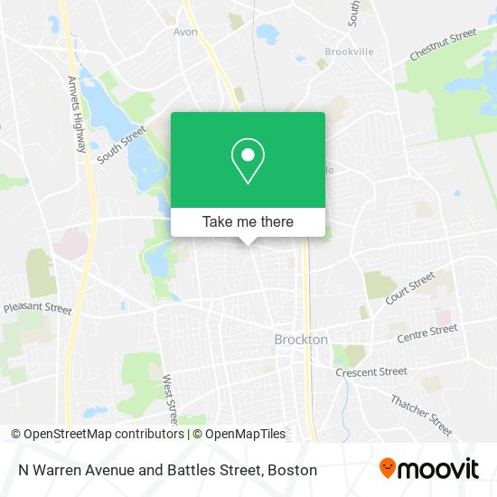 Mapa de N Warren Avenue and Battles Street