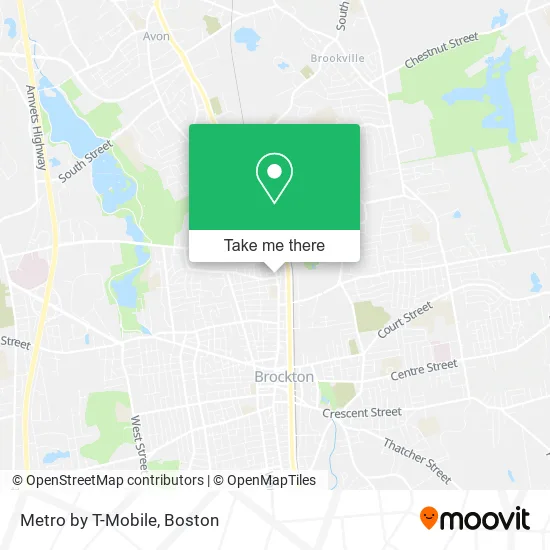 Metro by T-Mobile map