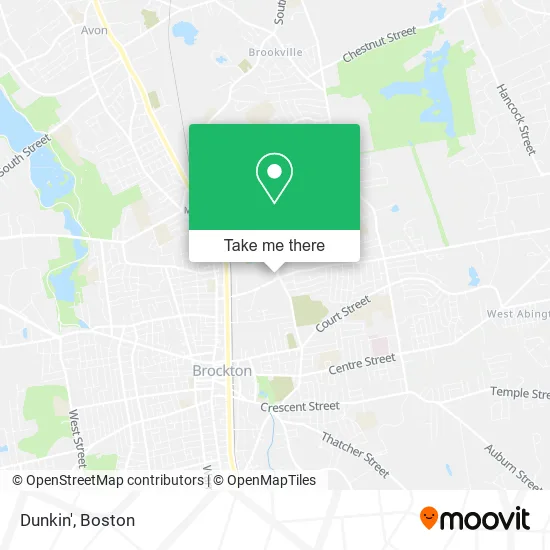 Dunkin' map