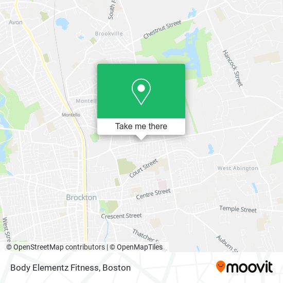 Body Elementz Fitness map