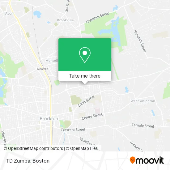 TD Zumba map