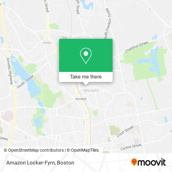 Amazon Locker-Fyrn map