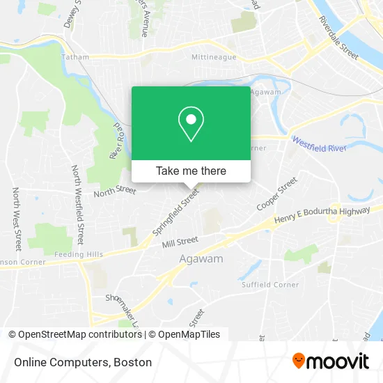 Online Computers map