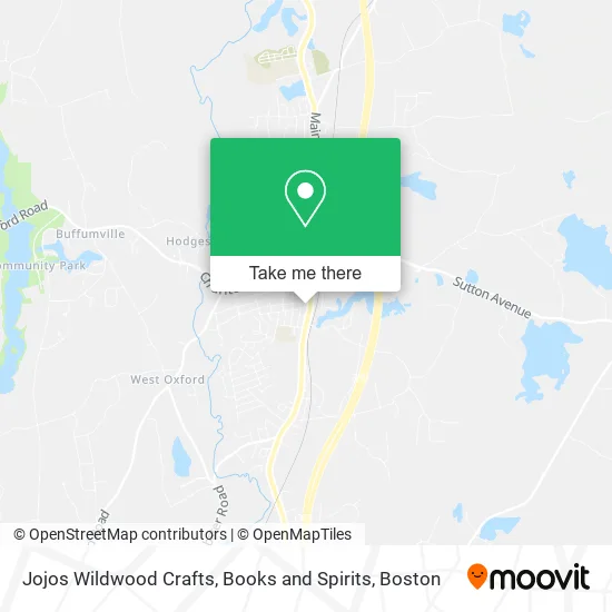 Mapa de Jojos Wildwood Crafts, Books and Spirits