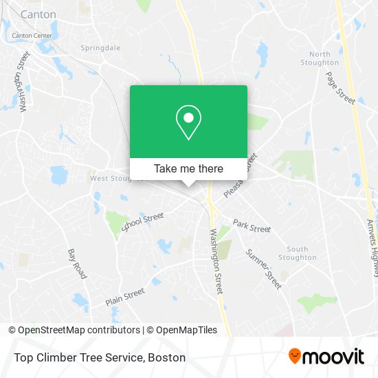 Top Climber Tree Service map