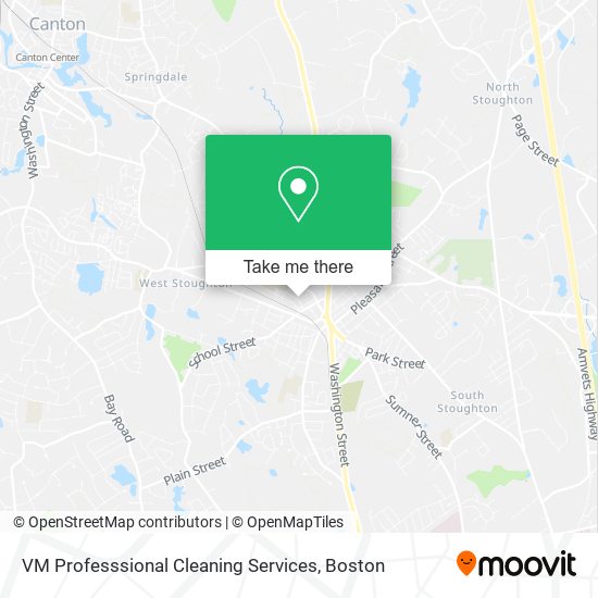 VM Professsional Cleaning Services map
