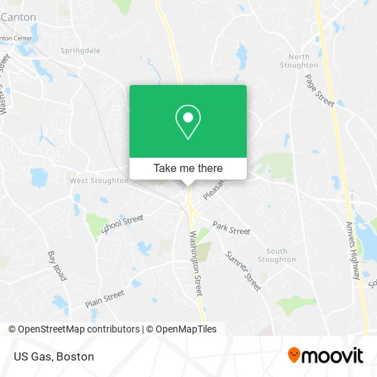 US Gas map