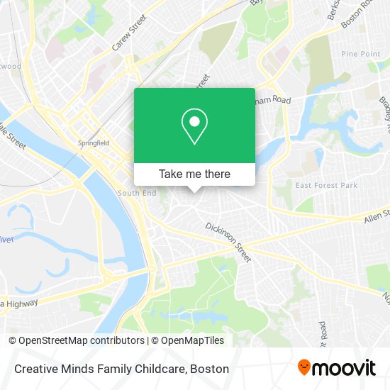 Creative Minds Family Childcare map