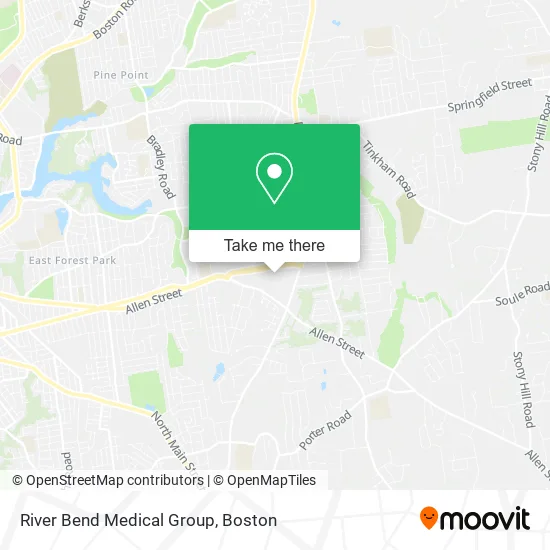 River Bend Medical Group map