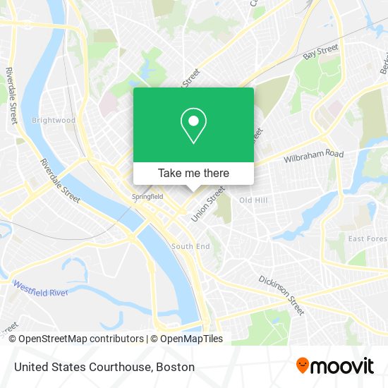United States Courthouse map