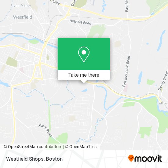 Westfield Shops map