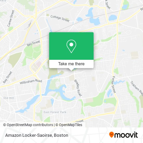 Amazon Locker-Saoirse map