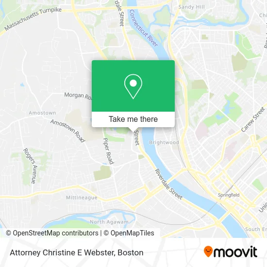 Attorney Christine E Webster map